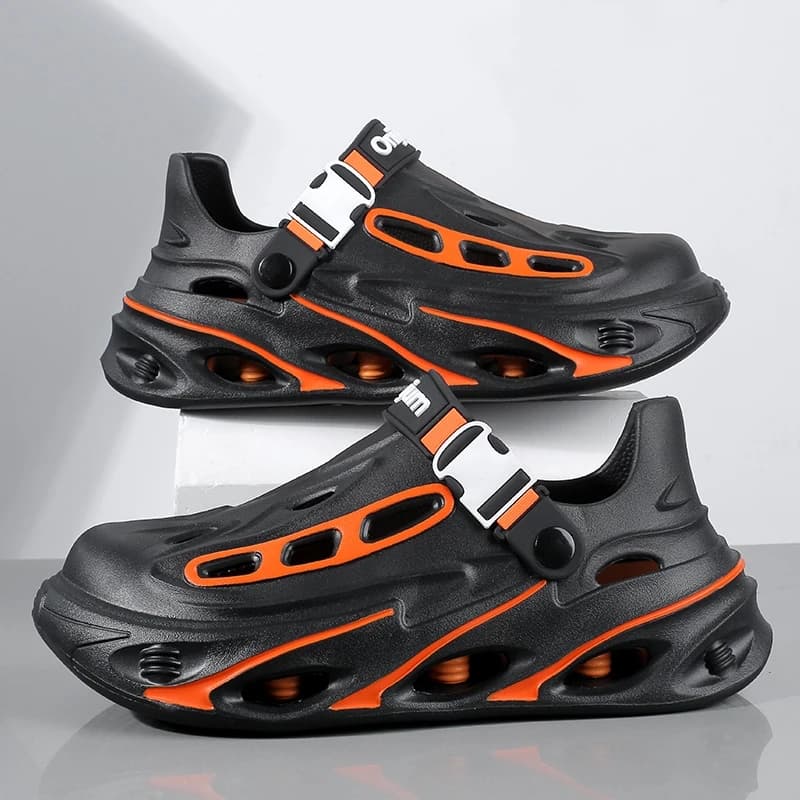 Summer New Men's Outdoor Clogs Beach Sandals Sport Breathable Slippers Slides Men Casual Garden Shoes Hiking Men Outdoor Sandals