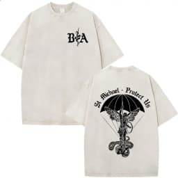 Vintage Washed Justicia Brothers in Arms Double Sided Print T-shirt Men Clothing Casual Cotton Oversized Short Sleeves T Shirts