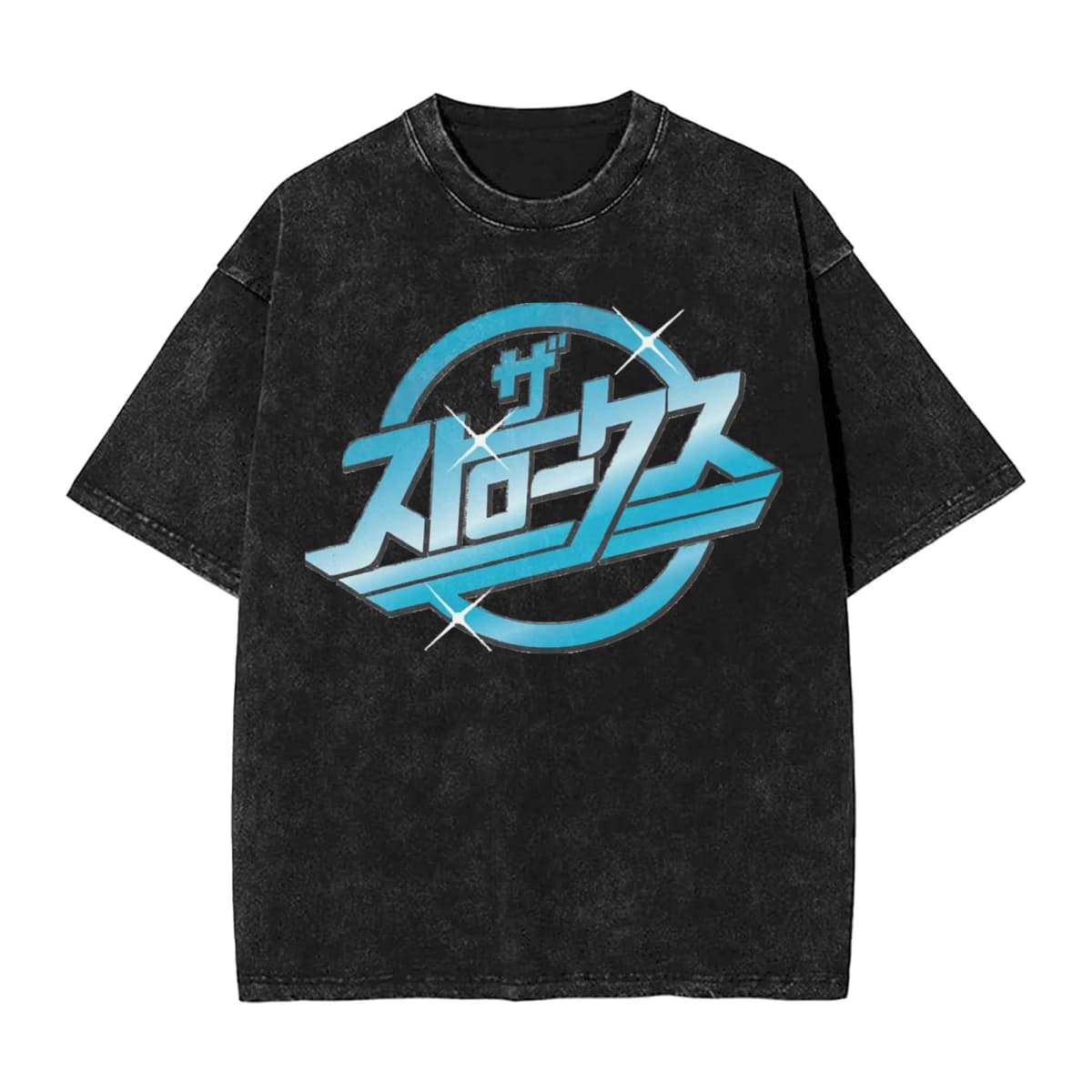 Men's T-Shirt The Strokes Band Washed T-Shirts Hippie Beach Tee Shirt Y2K Classic Printed Cotton Clothes Plus Size 2XL