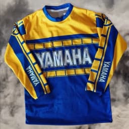 2026 New Retro YAMAHA Fashionable Casual Long Sleeved Cycling Suit Men's Racing Oversized Breathable Quick Drying Sports Shirt