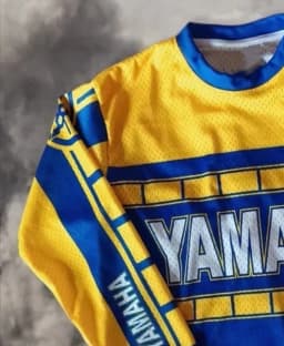 2026 New Retro YAMAHA Fashionable Casual Long Sleeved Cycling Suit Men's Racing Oversized Breathable Quick Drying Sports Shirt
