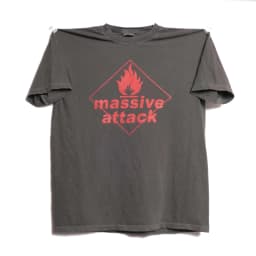 Women's Vintage Massive Attack Band T-Shirt Unisex Cotton Oversized Loose Casual Short Sleeve Suitable for All Seasons