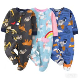 Top Quality Baby Clothing 2026 New Brands Original Baby Rompers Newborn Polar Fleece Fabric Girls Boys Clothes Kids Sleepwear