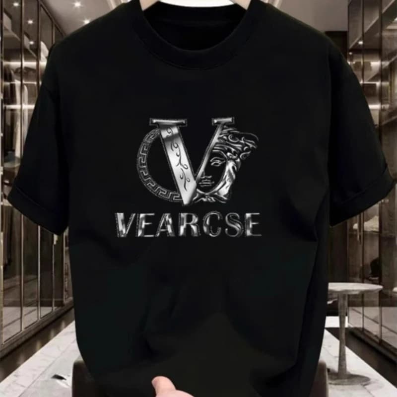 2026 New Men's 100_cotton Oversized Luxury Graphics Fashionable Brand Shirt Summer Women's Hot Sale O-neck Short Sleeve Tshirt