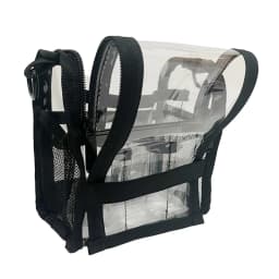 Large Clear Makeup Bag Multipurpose Waterproof Portable Transparent Makeup Artists Bag for Outdoor Bedroom Bathroom Office Home