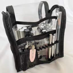 Large Clear Makeup Bag Multipurpose Waterproof Portable Transparent Makeup Artists Bag for Outdoor Bedroom Bathroom Office Home