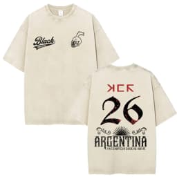 Rock Band My Chemical Romance Washed T-shirt The Black Parade 2026 Tour T-shirts Men's Clothing Gothic Loose T Shirts Streetwear