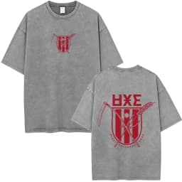 Rock Band My Chemical Romance Washed T-shirt The Black Parade 2026 Tour T-shirts Men's Clothing Gothic Loose T Shirts Streetwear
