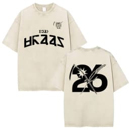 Rock Band My Chemical Romance Washed T-shirt The Black Parade 2026 Tour T-shirts Men's Clothing Gothic Loose T Shirts Streetwear