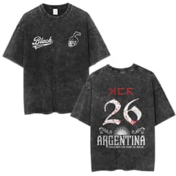 Rock Band My Chemical Romance Washed T-shirt The Black Parade 2026 Tour T-shirts Men's Clothing Gothic Loose T Shirts Streetwear