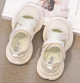 Boys Girls Sports Sandals Rotating Button Students Sneakers Hollowed-out Summer New Students Running Shoes Mesh Breathable