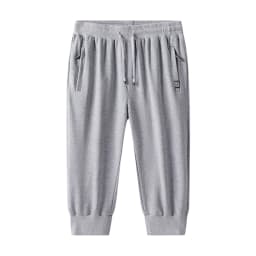 Big&Tall Cotton Shorts Men Plus Size Casual Knit Summer Thin Breathable Sports Capri Shorts Running Cropped Pants 6XL 7XL 8XL