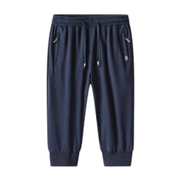 Big&Tall Cotton Shorts Men Plus Size Casual Knit Summer Thin Breathable Sports Capri Shorts Running Cropped Pants 6XL 7XL 8XL