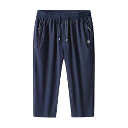 Big&Tall Cotton Shorts Men Plus Size Casual Knit Summer Thin Breathable Sports Capri Shorts Running Cropped Pants 6XL 7XL 8XL