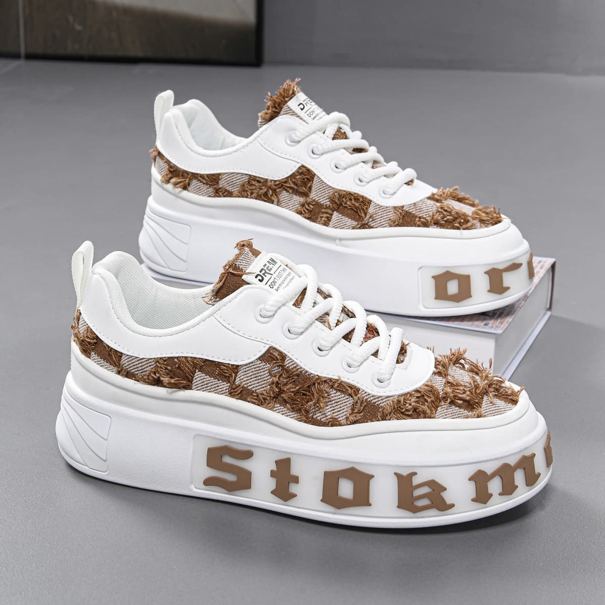 Men's Fashionable All-Match Outdoor Leisure Sports Skate Shoes New Stylish Casual Footwear