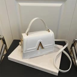 Casual Retro Shoulder Bag Candy Color Street Trend Crossbody Bag PU Material Large Capacity Ladies Handbag