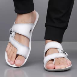 Summer Men Sandals Open Toe Flat Mens Casual Shoes Outdoor Walking Sandals for Men Beach Shoes Sandalias Hombre Men Slippers