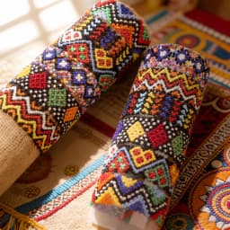 6/12Pcs/Lot Fashion Charm Bohemian Elegant Multicolor Elastic Beaded Bracelets For Women Men Handmade Geometry Pattern Jewelry
