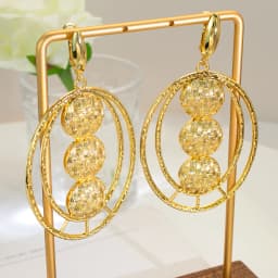 GZJPEI Design Hollow Out Big Drop Earrings For Women Fashion Statement Europe and America Jewelry Accessories 2026 New Wholesale