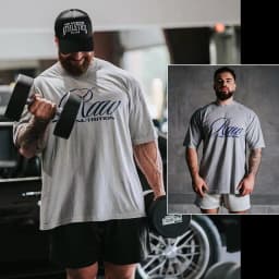 2026 GYM New Short-sleeved American-style Loose T-shirt for Fitness - Three-quarter Open Back with Five-quarter Sleeves