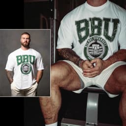 2026 GYM New Short-sleeved American-style Loose T-shirt for Fitness - Three-quarter Open Back with Five-quarter Sleeves