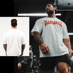 2026 GYM New Short-sleeved American-style Loose T-shirt for Fitness - Three-quarter Open Back with Five-quarter Sleeves