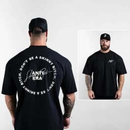 2026 GYM New Short-sleeved American-style Loose T-shirt for Fitness - Three-quarter Open Back with Five-quarter Sleeves