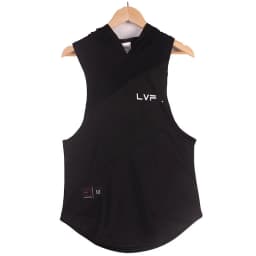 Men's Hooded Stringer Tank Top Gym Bodybuilding Fitness Sleeveless Cotton Muscle Shirt Workout Vest Breathable Male Undershirt