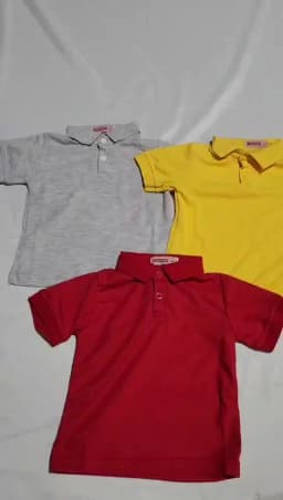 Girls and Boys Casual Classic Design Slightly Stretch POLO, Kids Clothes For Spring Summer Indoor Outdoor
