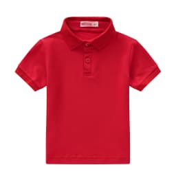 Girls and Boys Casual Classic Design Slightly Stretch POLO, Kids Clothes For Spring Summer Indoor Outdoor