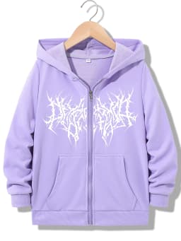 Streetwear Fashionable Zipper Hoodie Casual HIP HOP Hoodies Jackets Boys Girls Y2k Zip Up Sweatshirt Spring Autumn