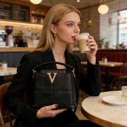 Chic V-Logo Mini Totes Bags Luxury Leather Crossbody Shoulder Bags Color-Block Handbag Purse Satchels Versatile Top-Handle Bags