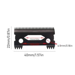 Professional Hair Clipper Fade DLC Blade Ultra Thin Replacement for Madeshow WAHL MRD Gamma SC  JRL KM-90-4 Hair Clippers