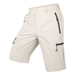 Summer Quick Dry Cargo Shorts Mens Lightweight Work Cargo Shorts Multi Pockets Waterproof Outdoor Hiking Fishing Shorts Male