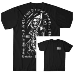 Howitzer Men's T-shirt Find The Light Military Grunt MFG - Suitable for Sports Wear Pure Cotton