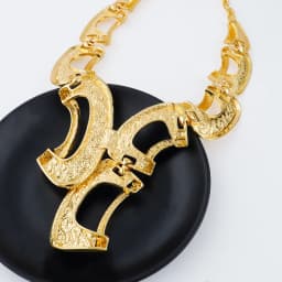 New Exaggerate Jewelry Set Dubai Gold Color Big Necklace Earrings Bracelet Ring Sets Bridal 24k Gold Plated Jewellery Gifts
