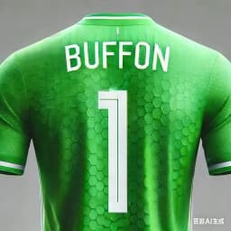 New Italian Football Jersey Buffon Men S Football Training Top Breathable Short Sleeve T Shirt with Number Jersey Trendy Jersey