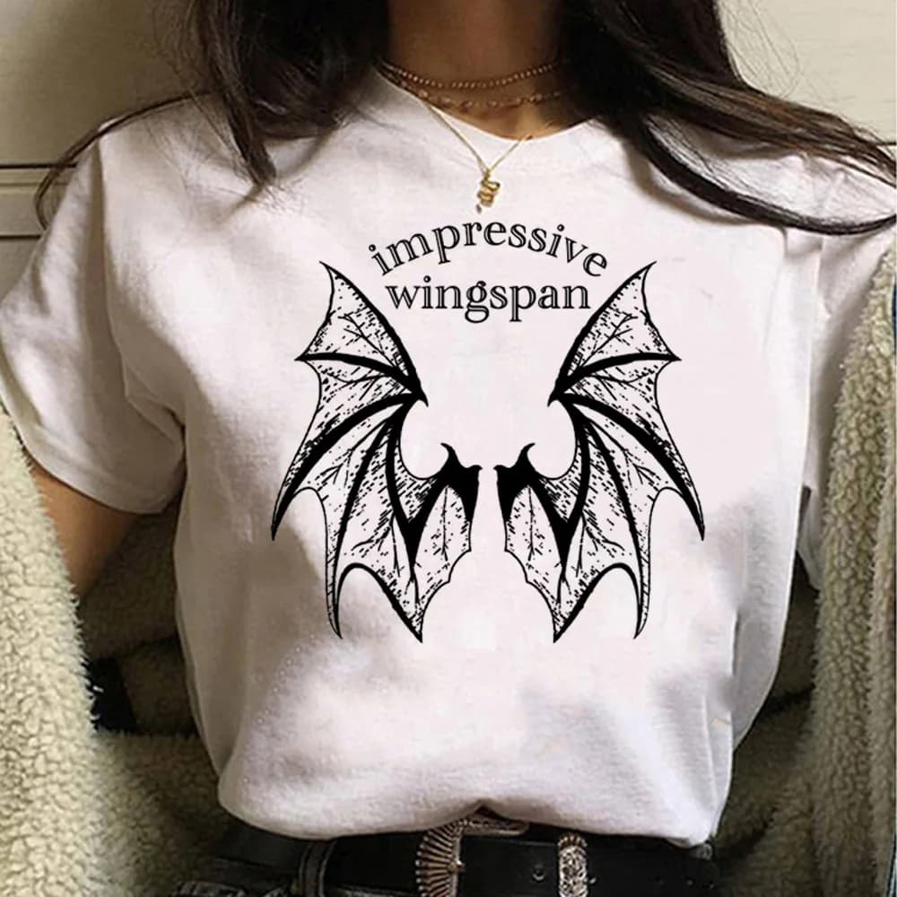 A Court of Thorns and Roses Literary Fiction Velaris City of Starlight Vintage Shirt SJM Merch Harajuku Sleeve Aesthetic Clothes