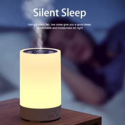 150ML Ultrasonic Wood Grain Essential Humidifier Air Humidifier for Bedroom Office Home 7 Color LED Light Aromatherapy Diffuser