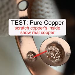 Vinterly Pure Copper Rings for Women Men 6mm Wide Finger Jewelry Shiny High Polished Metal Minimalist Copper Ring