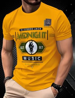 2026 Summer Men's T-Shirt Striped Geometric 3D Printed Fashion Short Sleeve Tees Casual Y2k Tops Loose Round Neck Men's Clothing