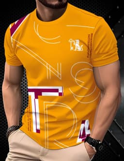 2026 Summer Men's T-Shirt Striped Geometric 3D Printed Fashion Short Sleeve Tees Casual Y2k Tops Loose Round Neck Men's Clothing