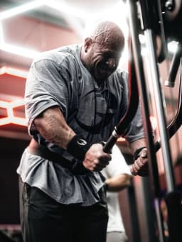 GYM Big G Short-sleeved Fitness Lifting Iron Loose-fitting Breathable Sweat-absorbing Thin Men's T-shirt Muscle Design