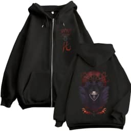Anime Hunter X Hunter Feitan Potoo Zipper Hoodies Men's Zip Up Hooded Sweatshirts Fleece Long Sleeves Pullovers Coat Streetwear