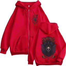 Anime Hunter X Hunter Feitan Potoo Zipper Hoodies Men's Zip Up Hooded Sweatshirts Fleece Long Sleeves Pullovers Coat Streetwear