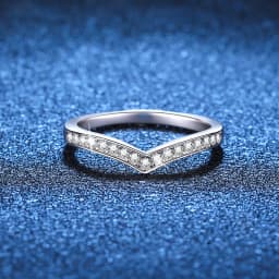Wholesale Moissanite and Zircon Neutral Rings 100% Genuine S925 Silver Ring D VVS1 Luxury Sparkling Jewelry for Men and Women
