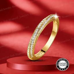 Wholesale Moissanite and Zircon Neutral Rings 100% Genuine S925 Silver Ring D VVS1 Luxury Sparkling Jewelry for Men and Women