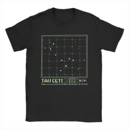 Novelty Project Hail Mary Tau Ceti Cetus System T-Shirt Men Crewneck Cotton T Shirts Amaze Short Sleeve Tee Shirt Printed merch