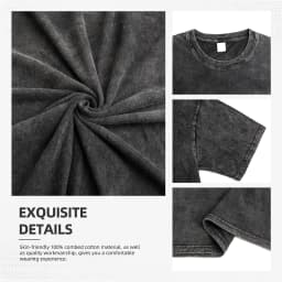 Hipster Lizzies Cartoon McGuires T-Shirt for Men Round Collar Pure Cotton Washed Short Sleeve Tee Shirt Big Size Clothing