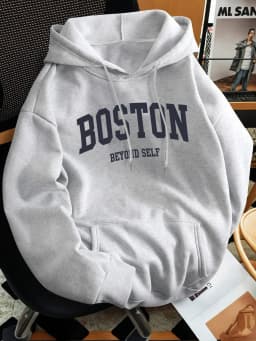 2026 New Men's Loose Hoodie Thin Spring Autumn Versatile Casual No Pilling Fade Resistant